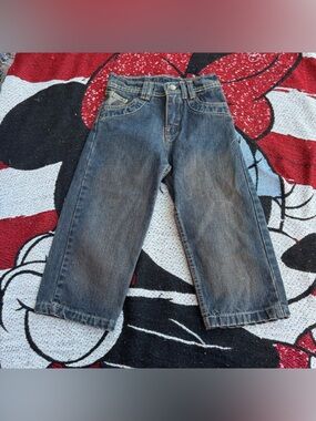 VINTAGE Y2K URBAN EXTREME DOUBLE POCKET EMBROIDERED JEANS SIZE 4T